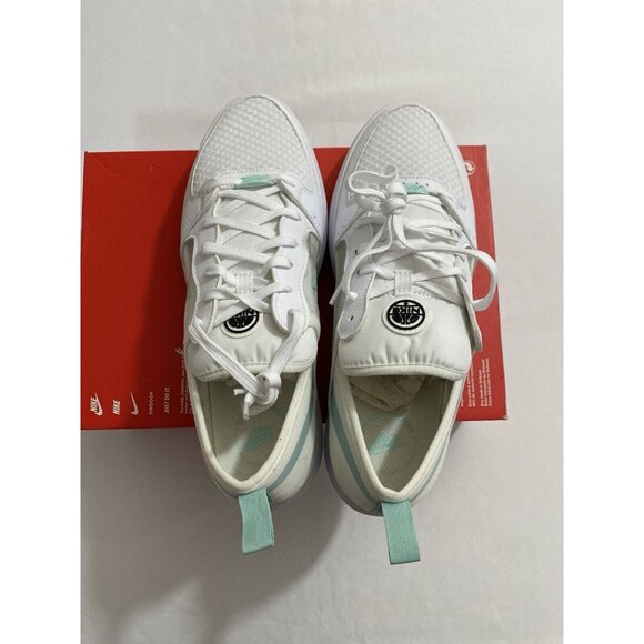 Nike Court Vision Alta TXT White Green Basketball Running  New Women’s Size 12 White Nike Court Vision ALTA TXT Basketball Shoes CW6536 100